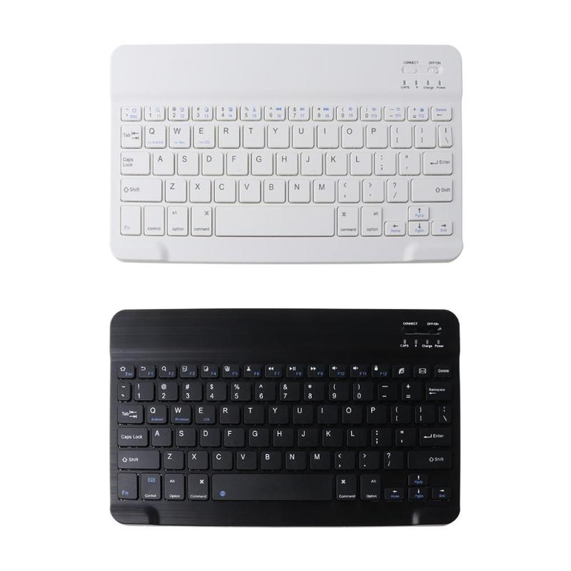 

10 Inches Wireless Bluetooth Lightweight Rechargeable Keyboard Cellphone Tablet Keyboard Portable Travel Keypad