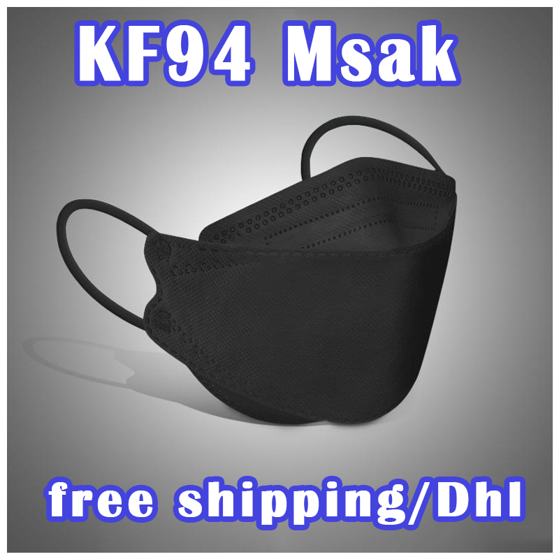 

male and female children KF94 mask willow-shaped individual packaging adult dustproof breathable wholesale Free shipping