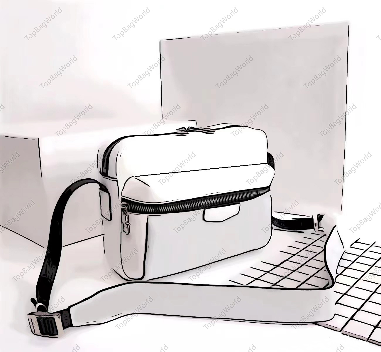 

Men's Handbags Shoulder Bags brand Messenger Bag sacoche Homme 2022 leather Luxurys Designers wallet Cross body bag waist pack, Box
