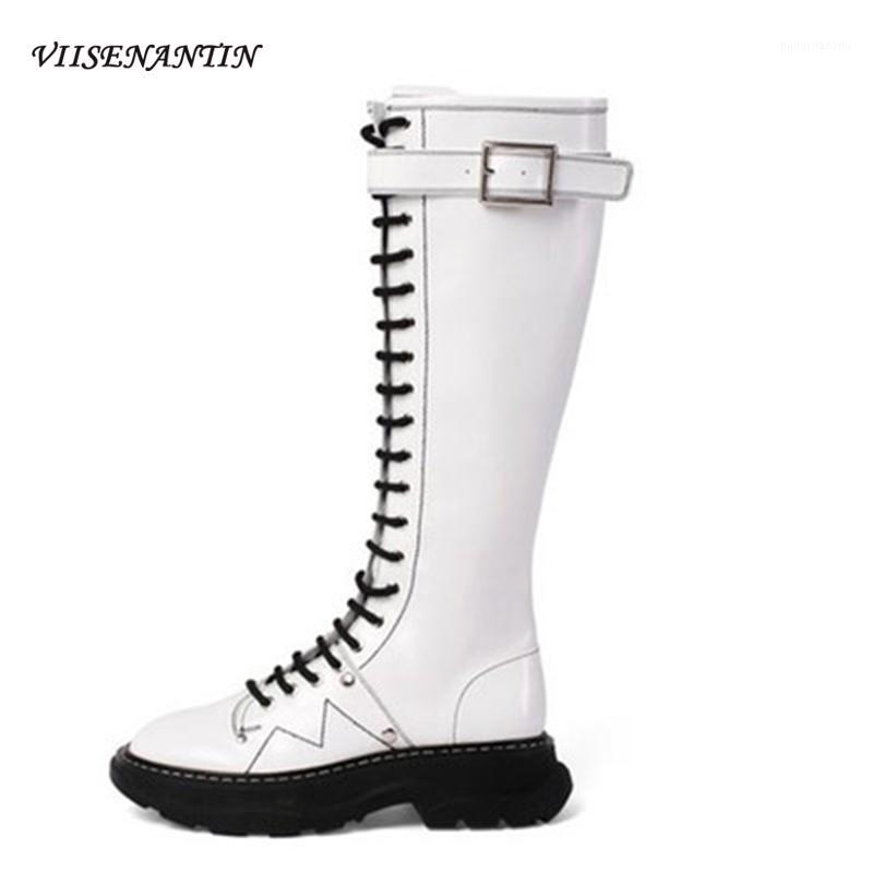 

New boots retro British style real leather old shoes thick-soled thick-heeled short boots tide female lace fashion1, Leather short boots