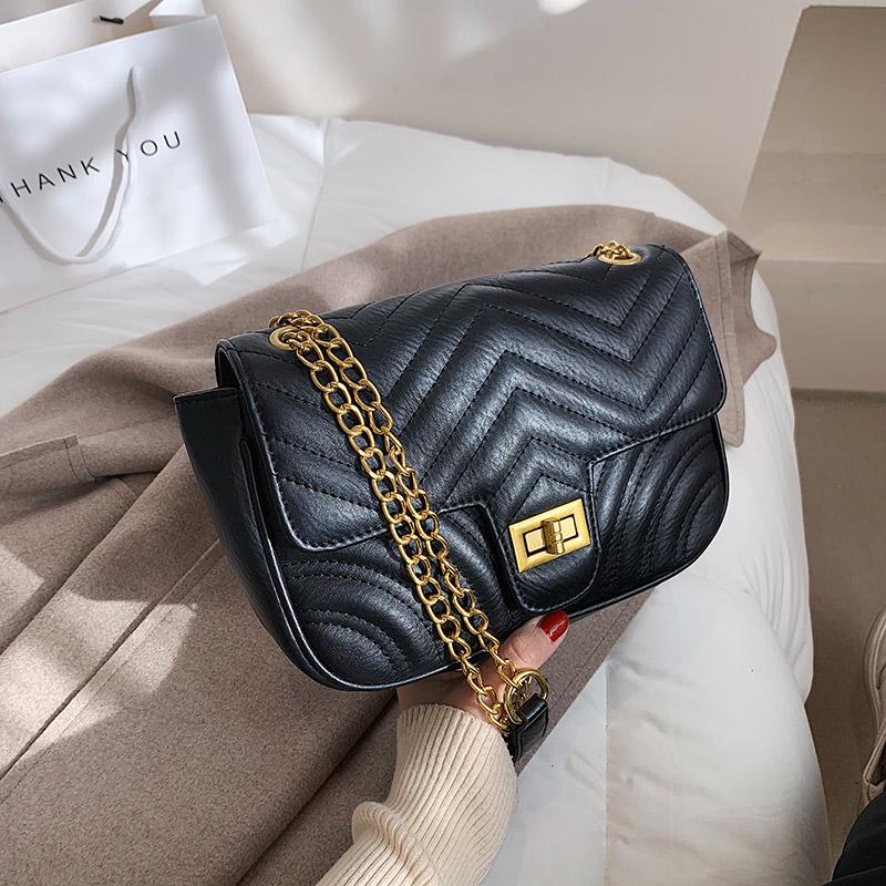 

Fashion Shoulder Bag Small Fragrant Wind Messenger Bag Leisure Chain Mini Mobile Phone Ladies Classic Small, White small