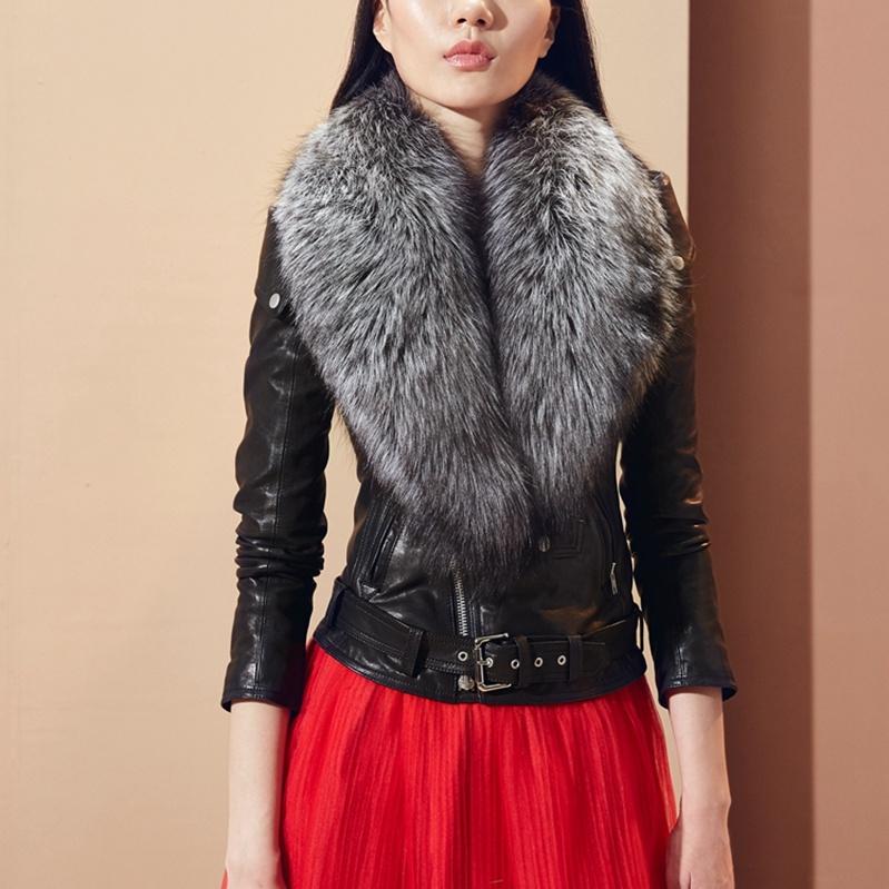 

Fur scarf fur shawl scarf Winter New silver series warm and fashionable