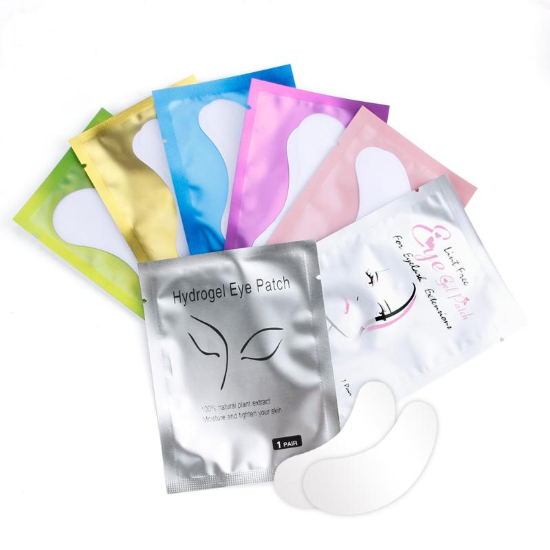 

100Pcs Eye Patch For Eyelash Extensions Grafting Paper Patches Makeup Tool Eyelashes For Extensions Under Eye Pads Remover