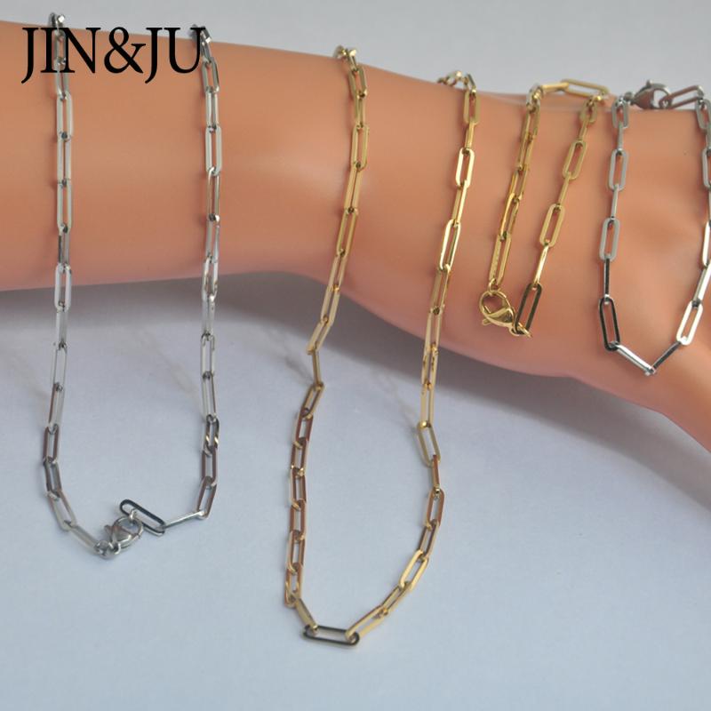 

JIN&JU Punk Necklace Set For Women Charms Birthday Gift Ocean Animal Devil Fish Pendants Hot Selling Fine Jewelry