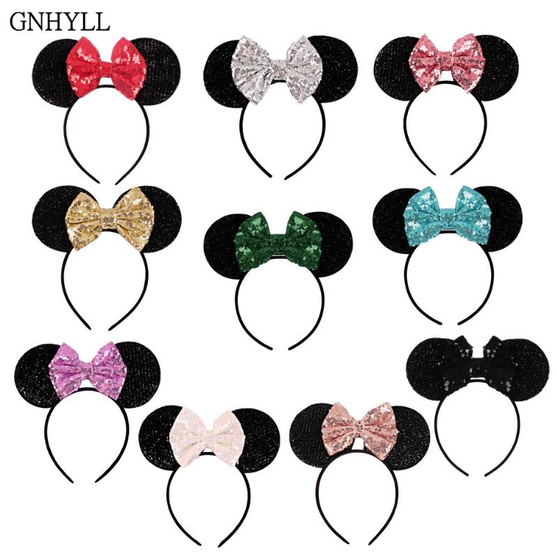 

1pc Girls Boys Bow Ears Baby Hair Accessories Ladies Headband Kids Christmas Hairband Happy Birthday Party Decors