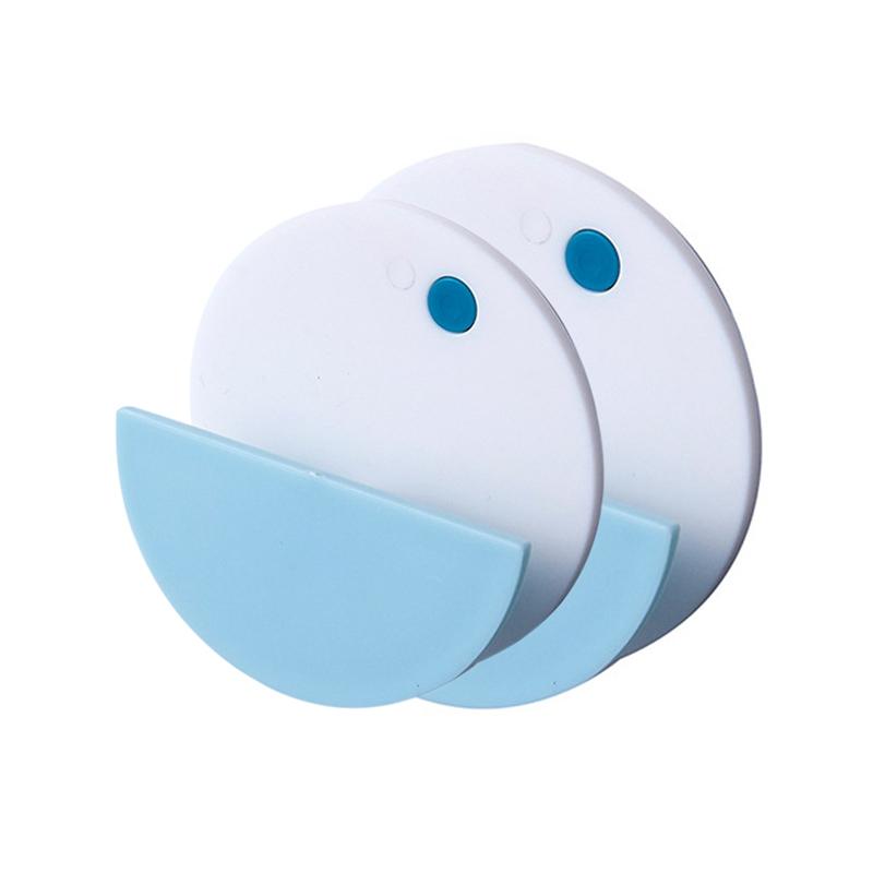 

2 Pcs Without Punching Debris Hangers Hangers Double-color Adhesive Hangers