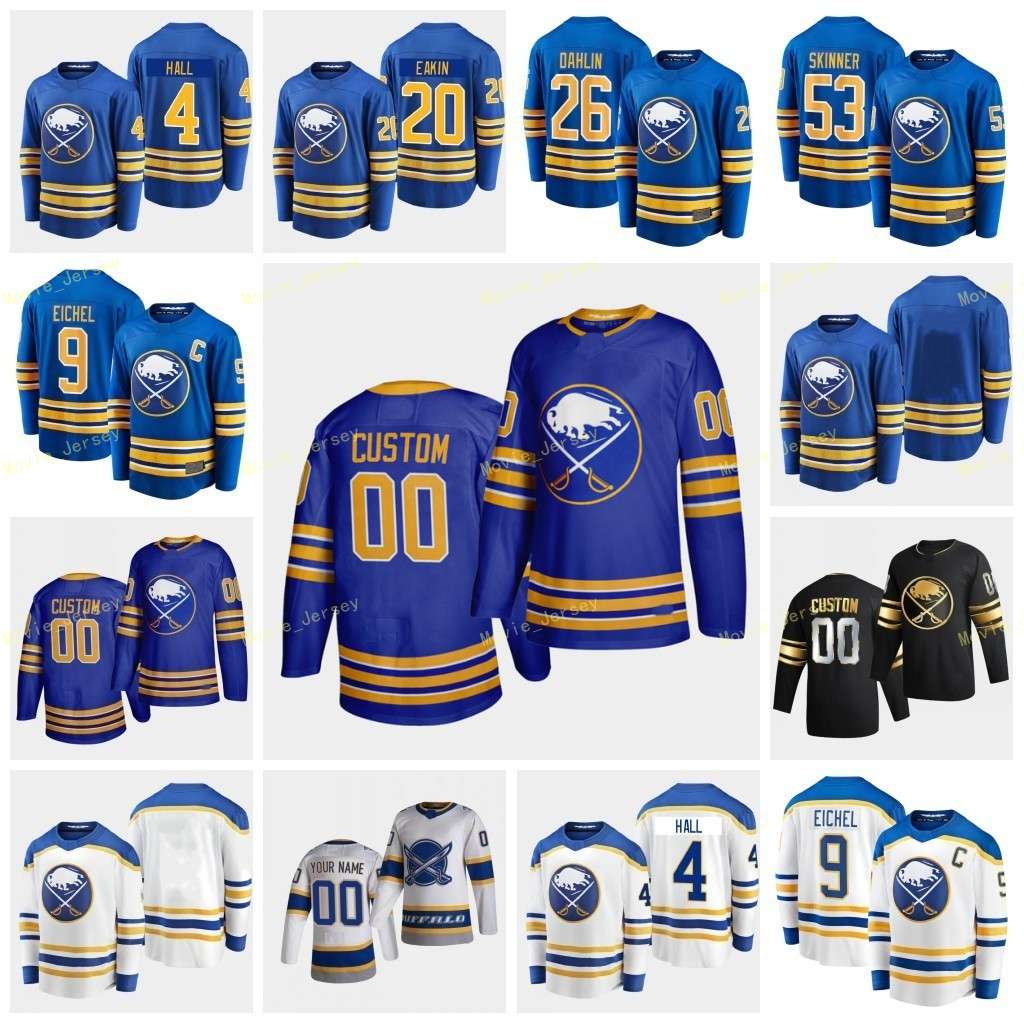 

2021 Reverse Retro Buffalo Sabres Jerseys Jokiharju Henri Lazar Curtis McCabe Jake Miller Colin Montour Brandon Custom Stitched, Women