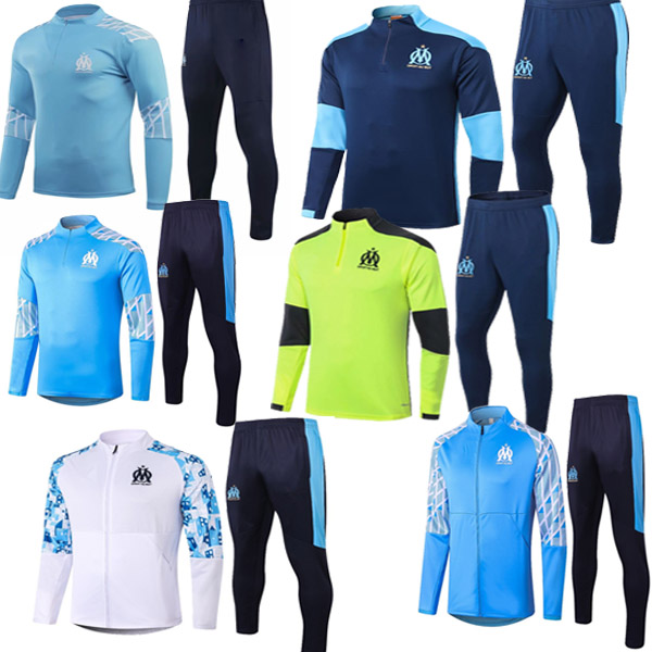 

new training suit 2020 2021 marseille soccer jacket Maillot De Foot Benedetto PAYET THAUVIN OM Football tracksuit, Black