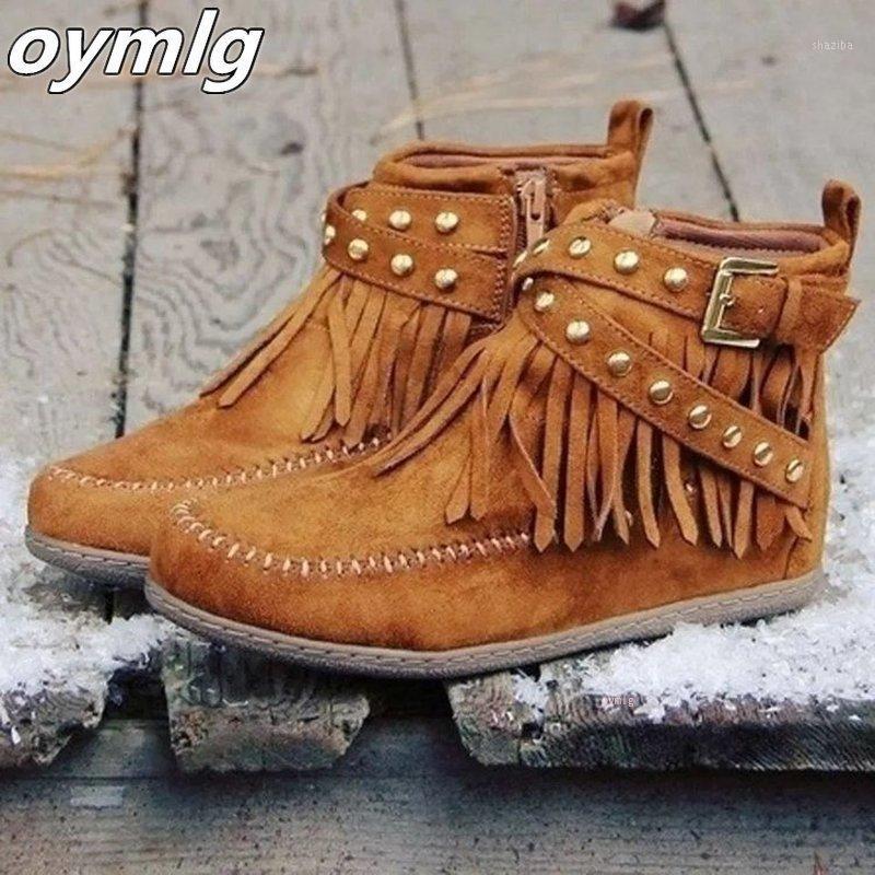 

fashion Thick High Heels Women Boots Ankle Boot Tassel Woman Shoes Lady Shoes Short Plush Autumn Footwear Big Size boots women1, Beige