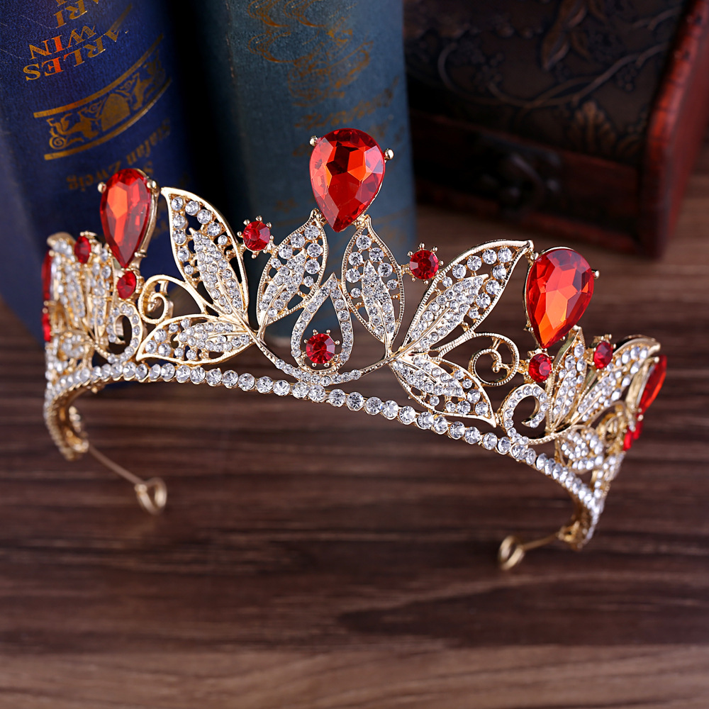 

2021 new Vintage Baroque Bridal Tiaras Accessories Prom Headwear Stunning Sheer Crystals Wedding Tiaras And Crowns 1920