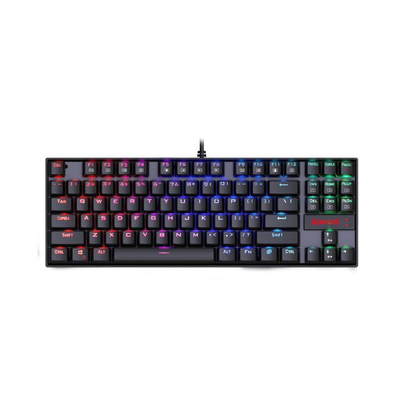 

Redragon k552 Mechanical Gaming keyboard 87 Keys RGB Backlit Waterproof Keyboard