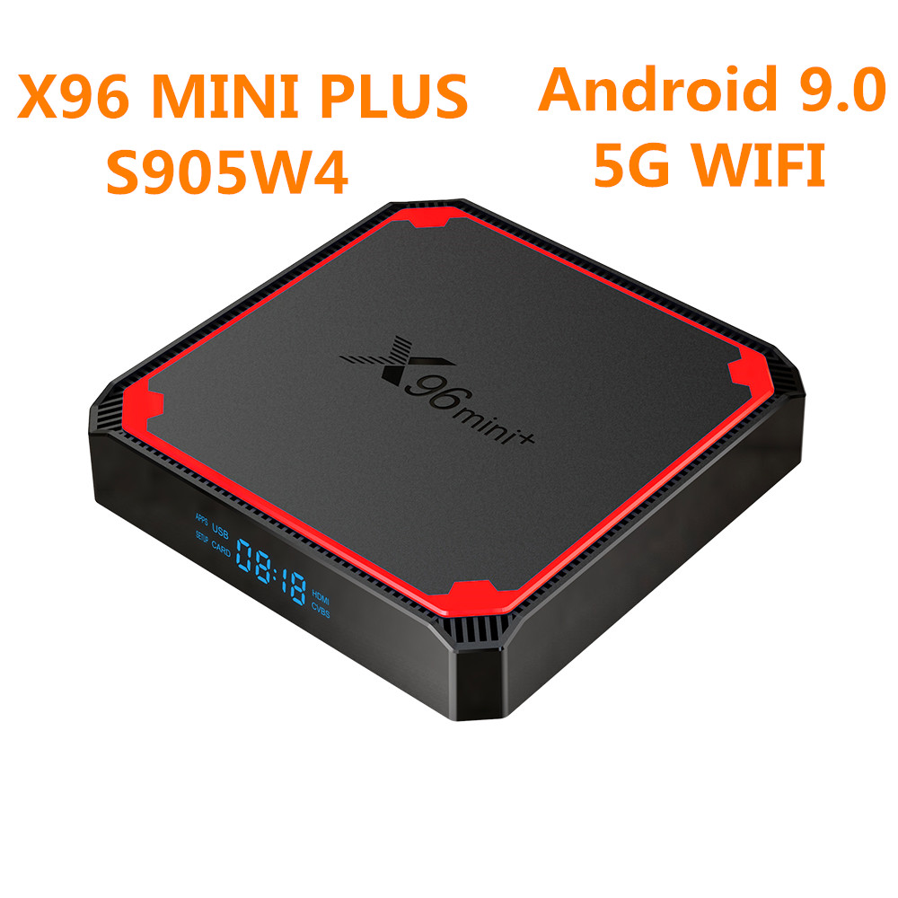 

New X96 Mini Plus Android 9.0 TV Box S905W4 1G8G 2G16G Quad Core 2.4G 5G Dual Wifi