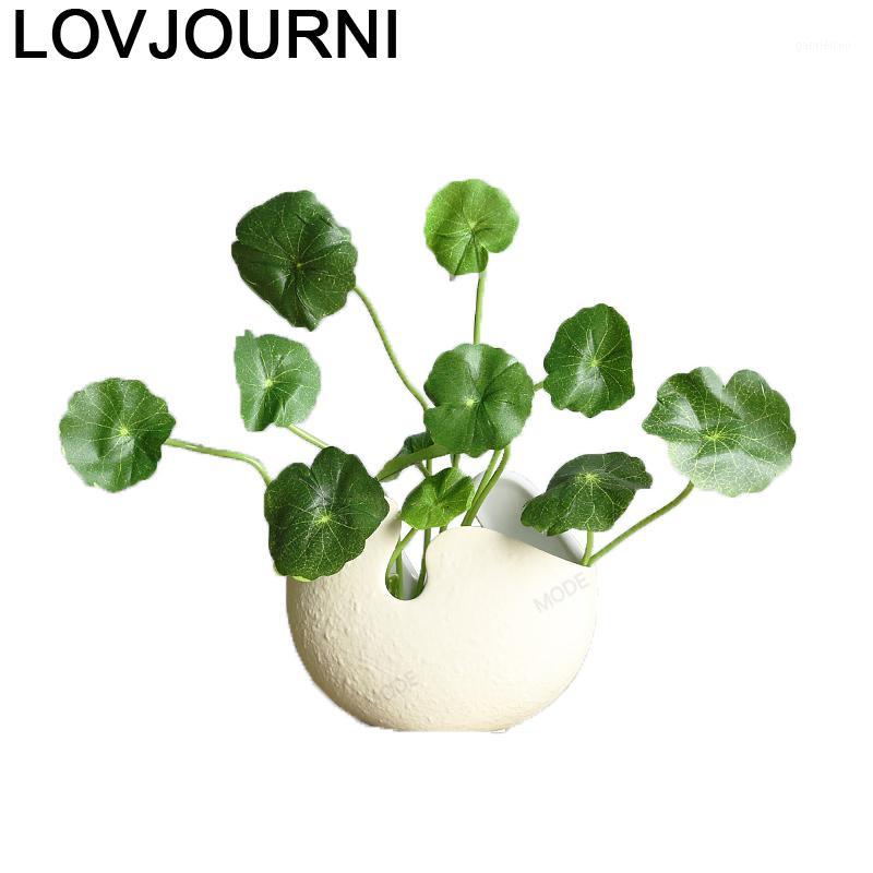

suculenta florero decoracion ceramica vaso de flor jarrones decorativos moderno home decoration accessories modern flower vase1