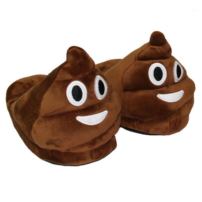 

Whoholl Cute Funny Winter Shoes Women Slippers Unisex Brown Fashion Plush Female Indoors Slippers Home Warm Ladies1, As pic