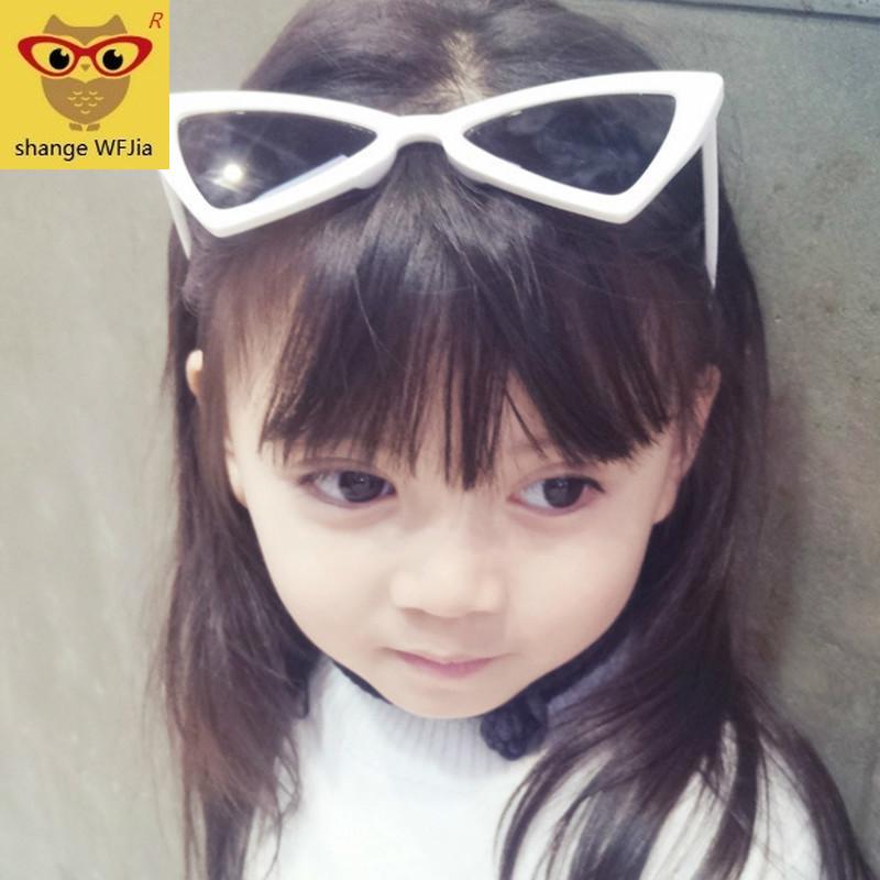 

Sunglasses 2021Cat Eye For Children Boys Girls Sun Glasses Triangle Child With UV Protection