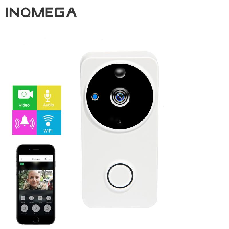 

INQMEGA WiFi Security Door Bell Video Doorbell Smart Wireless Visual Recording Home Monitor Night Vision Intercom door phone