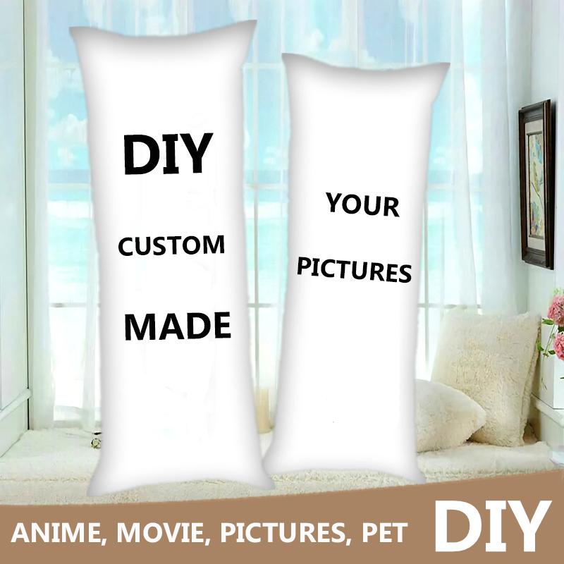 

DIY Custom Made Anime Dakimakura Hugging Body Pillow Case DIY Printed Only One For You Throw Cushion Pillow Cover Home Bedding