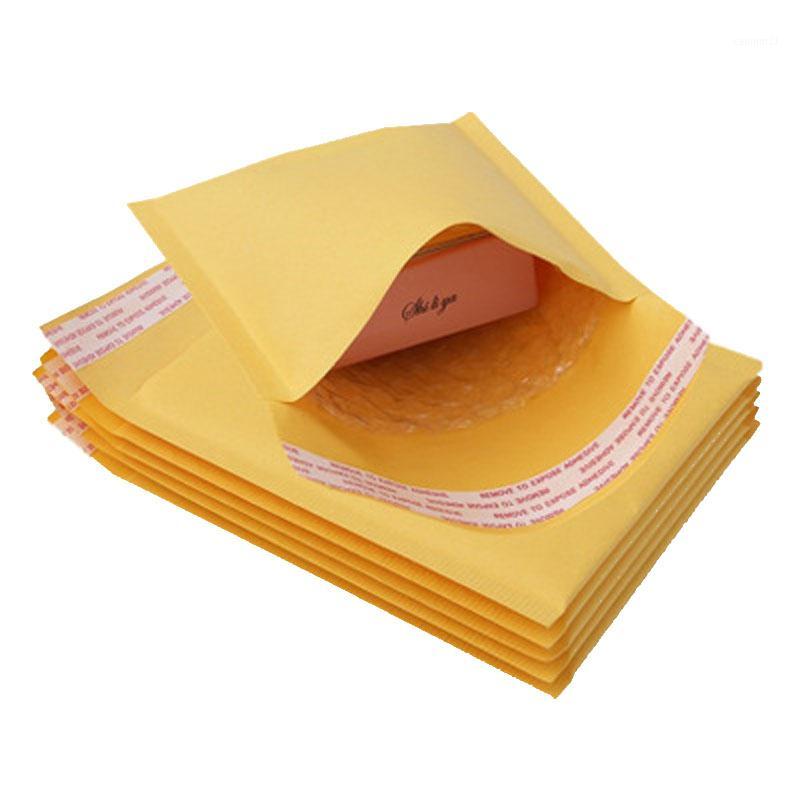 

Multi-size Yellow Kraft Bubble Bags 40pcs Bubble Mailers Padded Envelopes Storage Shipping Bag Self Seal Courier Bag Mailing1