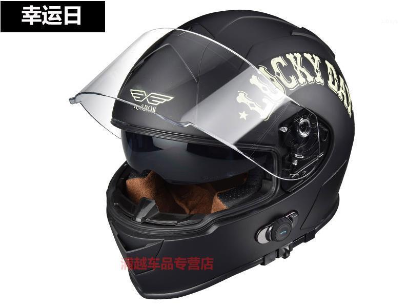 

Italy ORIGINE motorcycle helmet integrated bluetooth racing helmet men and women double lens motorcycle helmet1, As pic