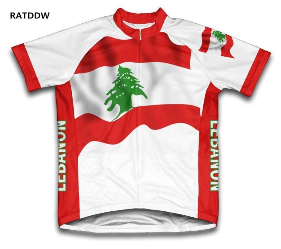 

Lebanon Flag Men and Women Cycling Clothing Short Sleeve Bike Clothing Bicycle Cycling Jersey Bike Shirt Ropa Ciclismo1
