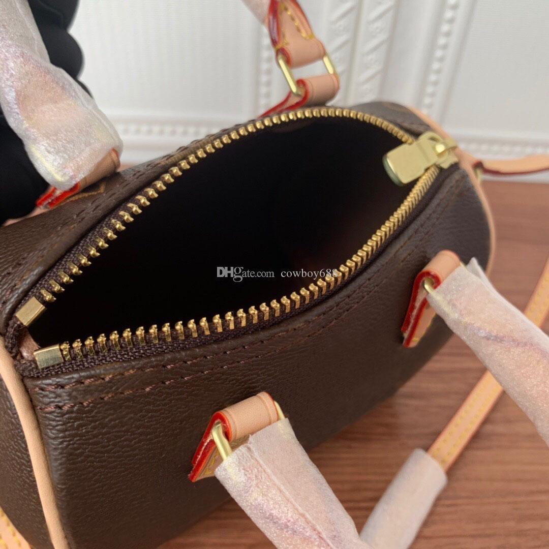 2020 Hot Selling Luxury Female Designer Nano Speedy Mini Handbag Messenger Bag Handbag Shoulder Bag Clutch Hand Satchel Coin Purse#