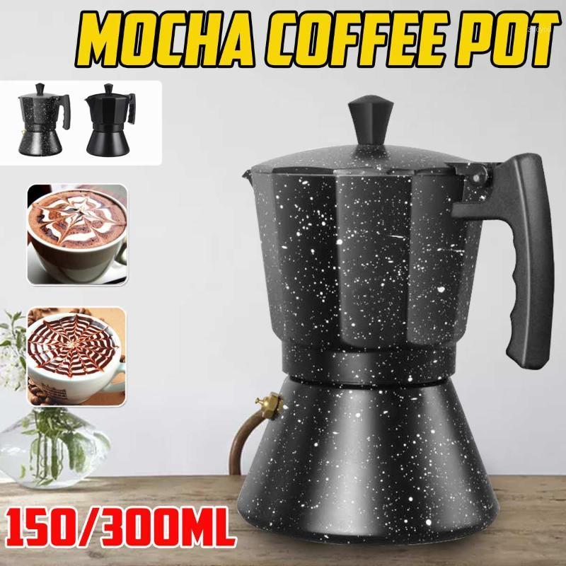 

Coffee Maker Aluminum Mocha Espresso Percolator Pot Coffee Maker Moka Pot 3cup/6cup Stovetop1