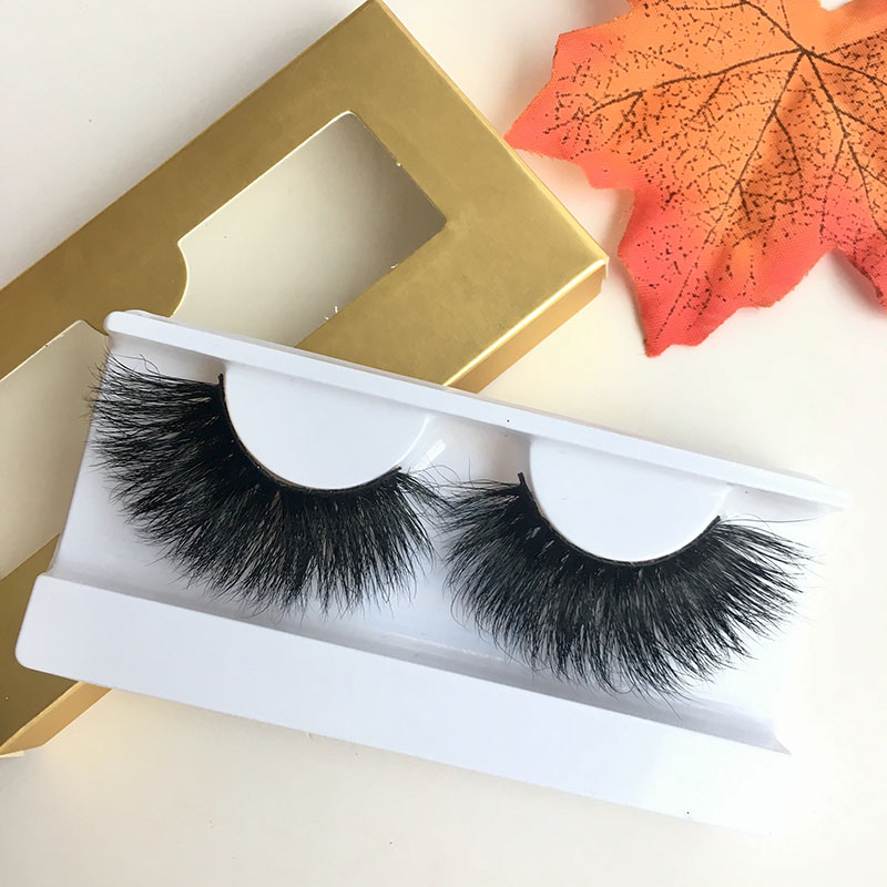 

Mink Eyelashes 25mm 3D Effect Lash with Soft Paper Box 6pairs/lot