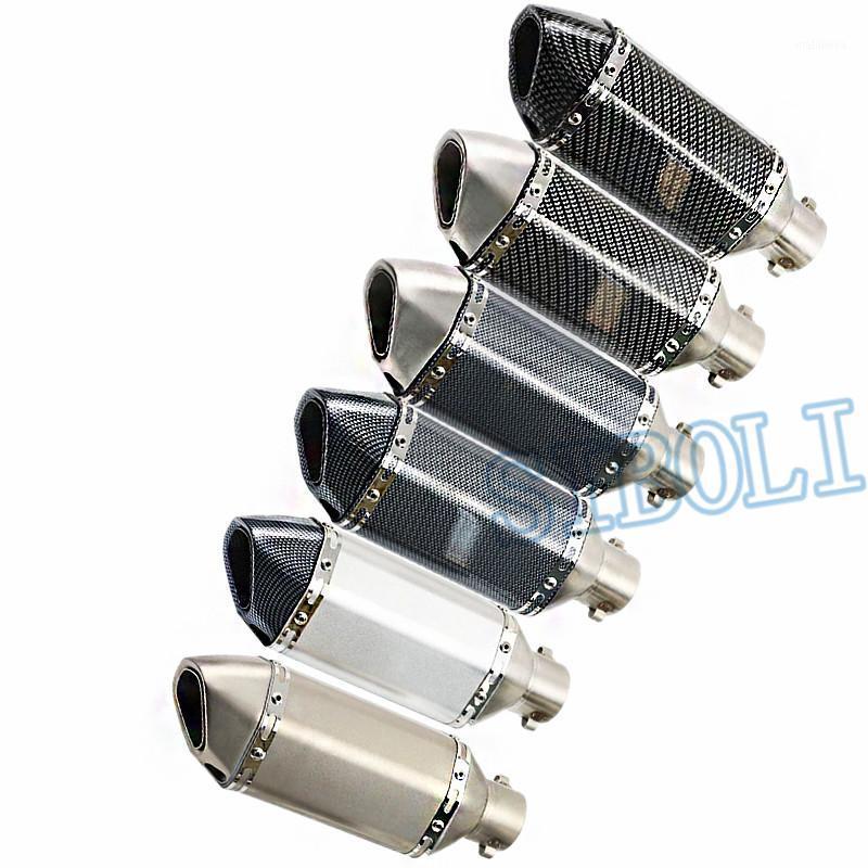 

51MM Universal for Ak exhaust Motorcycle Pipe Short length Muffler GY6 Dirt bike pitbike for piaggio zip mp31