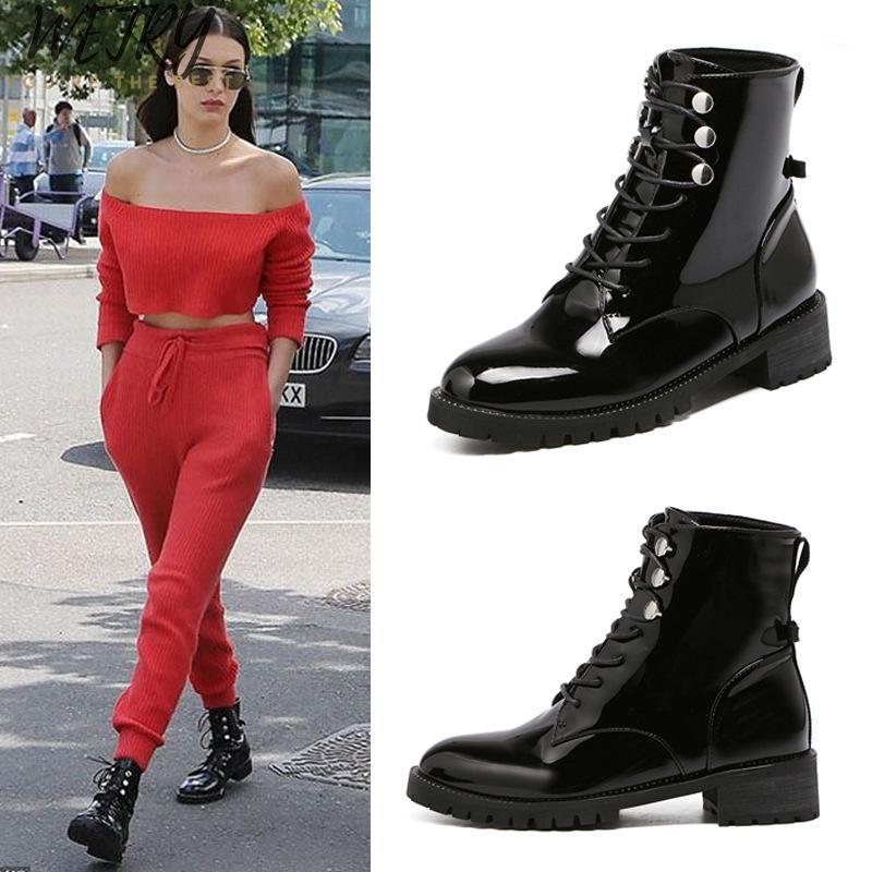 

2019 new fashion casual female boots knit comfortable breathable lace women's boots thick with tube women's shoes1, Black