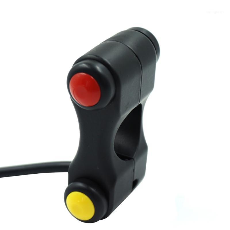 

12V Aluminum Motorcycle 7/8" 22mm Handlebar Switches Headlight Hazard Brake Fog Lights Horn ON OFF Start Switch 3 Buttons1