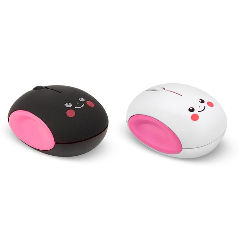 

Cute Cartoon Silent Rechargeable 2.4GHz Optical Mice 1600DPI USB Wireless Mouse for Girl PC Laptop Desktop Notebook