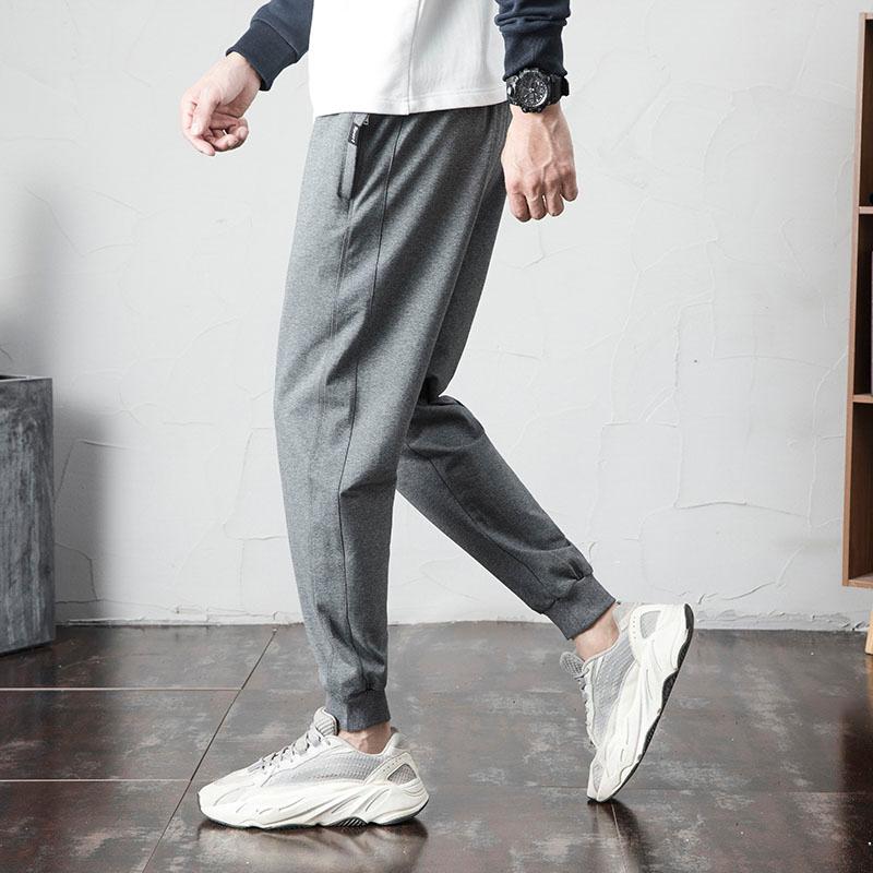 

Goocheer Long Pencil Pants Ripped Jeans Slim Spring Hole Men's Fashion Thin Skinny Jeans Men Hiphop Trousers Clothes Clothing, Black