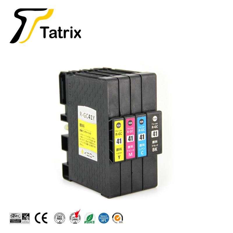 

Tatrix Compatible cartridge For Ricoh GC41 GC-41 For Ricoh SG 3110DNw/3110SFNw/3100SNw/2100N/3110DN/7100DN With Pigment Ink