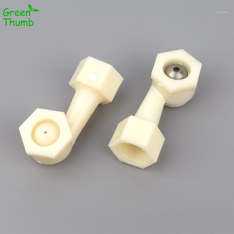 

10pcs Green Thumb 1/2 Inch Corner Nozzle Female Thread 2mm/4mm Aperture Plastic/Stainless Steel Sprinkler1