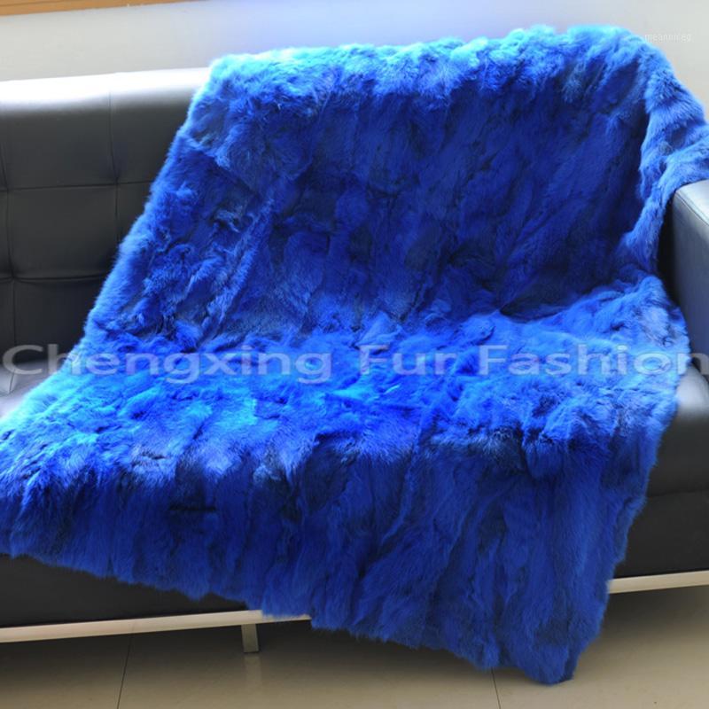 

CX-D-11F Patchwork Many Colors Customized Wholesale Real Fur Blanket Fur Throw Blanket Carpet DROP SHIPPING1
