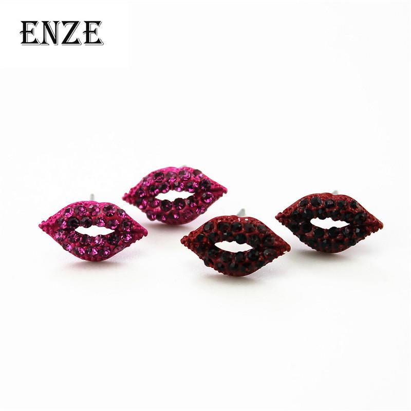 

Fashion stud earrings 2014 New fashion and pure and fresh elegant contracted angel kiss lips stud earrings, 140707