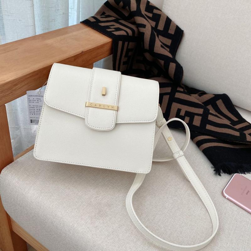 

Car broadband small square bag single shoulder bag for women, Milk brown