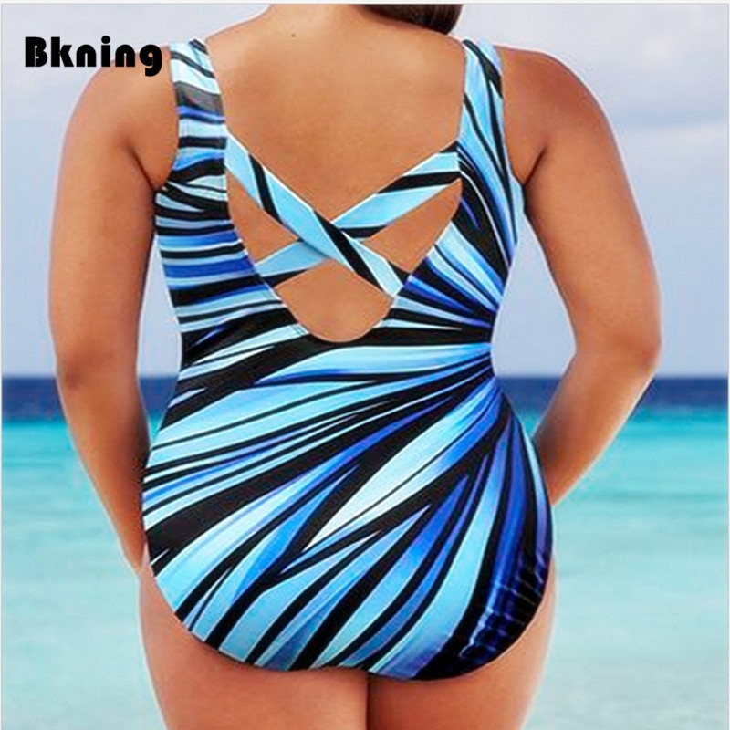 

5XL Large Swimsuit One Piece Swimwear Women Plus Size Monokini One-piece Swimming Suit for Mujer Big Chest Retro  2XL 3XL 4XL Y200319, Red swimsuit