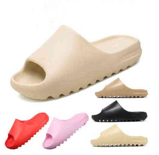 

women/men Summer Slides Breathable Cool Beach Sandals Flip Flops Fish Mouth Slippers Lightweight Bone White Plus flip flop 35-46 211223
