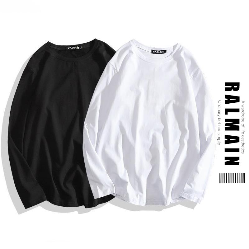 

New Trends Men T Shirts Super Longline Boy Long Sleeve T-Shirt Hip Hop Arc Hem Male Clothes Casual White Bla ck Spring Autumn High Quailty