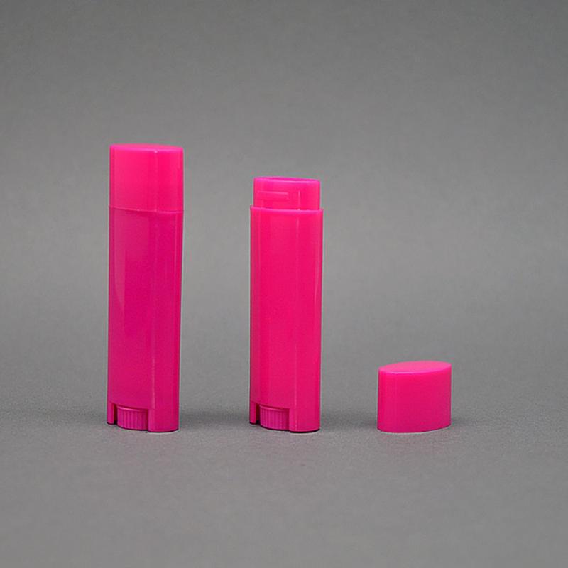 

100pcs 4.5g Empty Oval Lip Tubes Flat Lipstick Container DIY Cosmetic Bottles Refillable Bottles Deodorant Lotion Holder