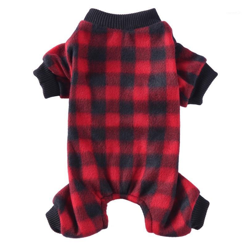 

Pet Soft Plaids Dog Jumpsuits Comfortable Lovely Pajamas Dog Jumpsuits For Small Medium Dogs Puppy Warm Winter Pet Clothes1