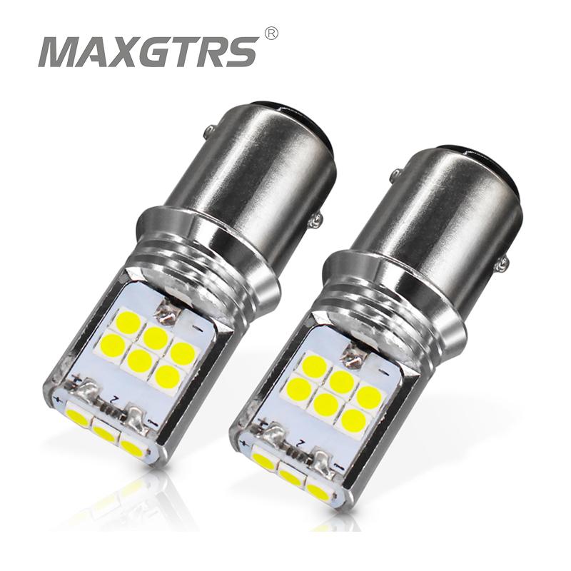 

2x Flash Strobe S25 1157 BAY15D P21/5W Car Led Light 15 Smd 3030 Brake Tail Signal Stop Back-Up Bulb Lights Source Red White, As pic