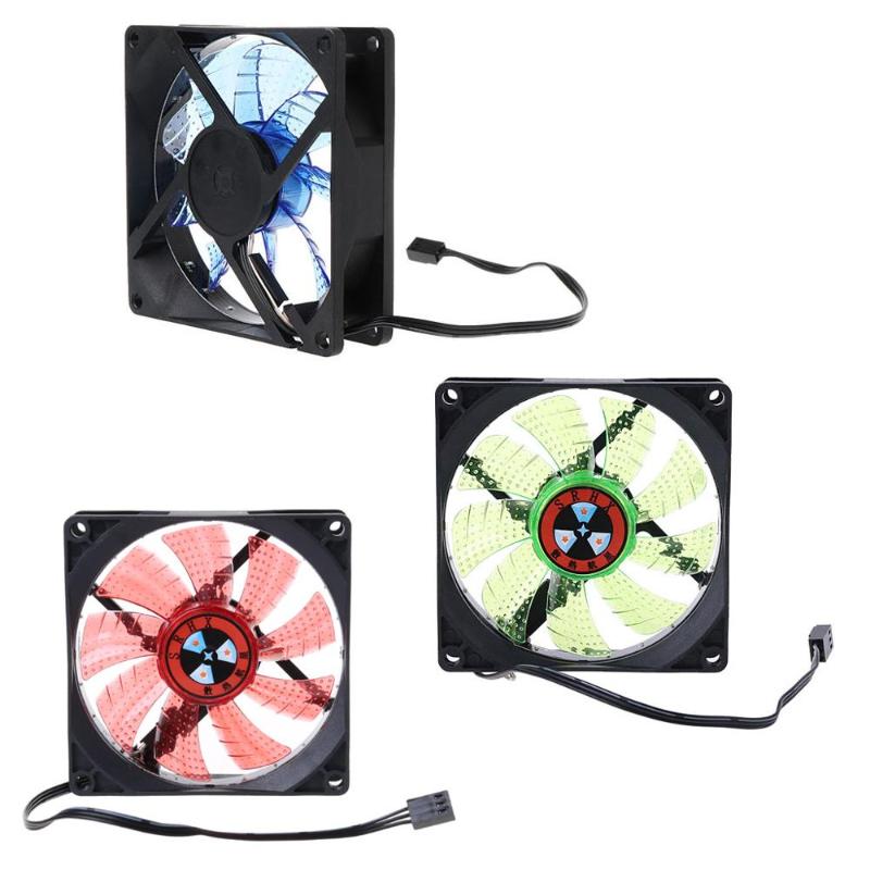 

Cooling Fan with LED Light 3 pin 90mm PC Desktop Computer Case Cooling Cooler Fan Low Noise 9025 dropshipping
