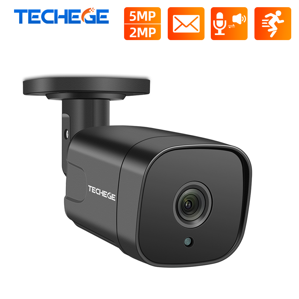 

H.265 Face Dectection 48V POE Security IP Camera Audio Outdoor Waterproof Video Surveillance Camera Onvif FTP 5MP 2MP