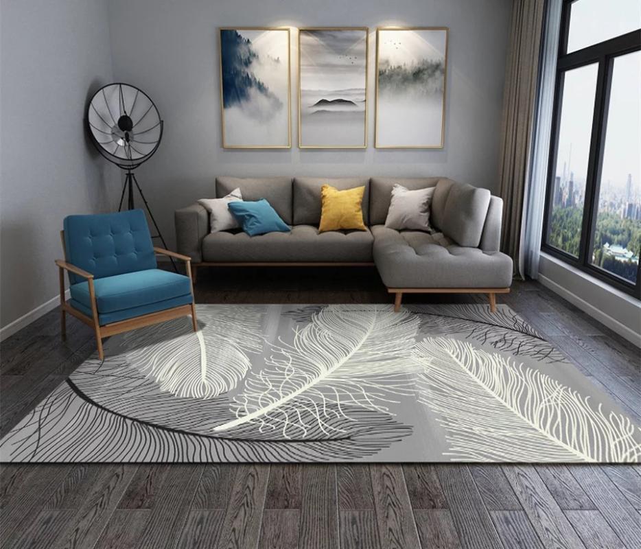

Simplicity Nordic Style Printed Carpet Big Size High Quality Home Rug Modern Living Room Carpet Nordic Ins Geometric Pattern Rug1, A-09