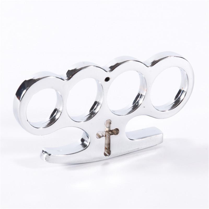 

Glass fiber alloy finger tiger four finger self defense weapon four finger self defense hand brace aluminum alloy self defense equipment 008