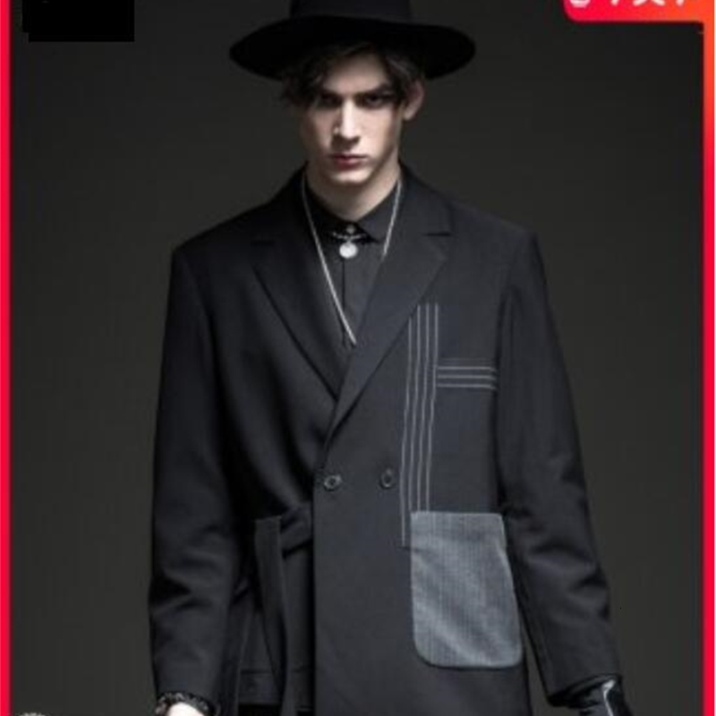

2021 S-6xl!! Male Autumn Winter New Jacket in Thin Black Men's Suits Z7EH