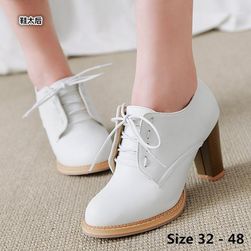 

Square High Heels Women Scarpin Office Lady High Heel shoes Woman Pumps Small Big Size 32 - 481, Lavender