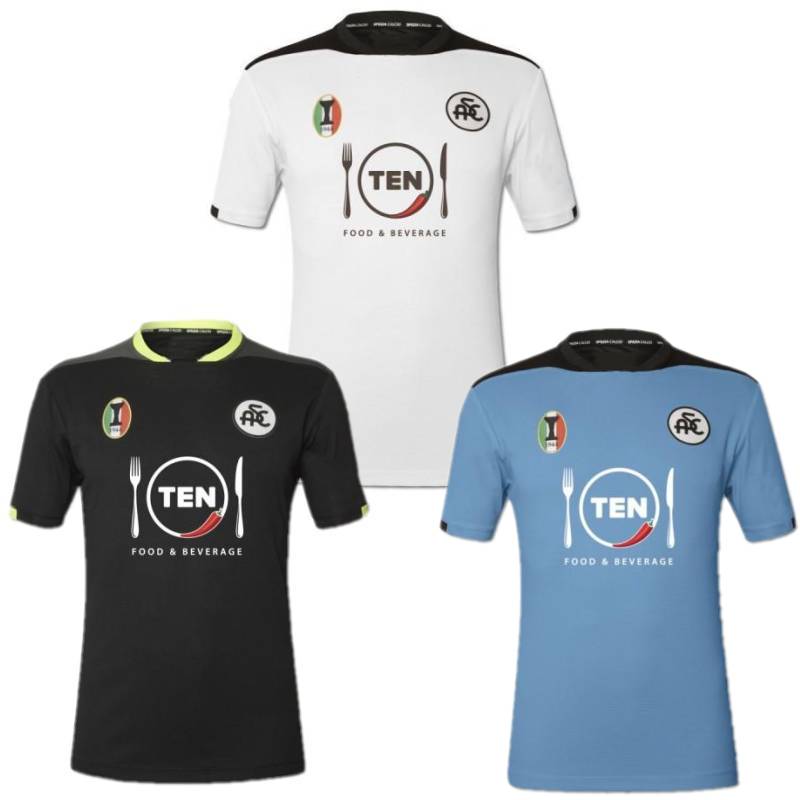 

2020/21 Spezia Calcio Soccer Jersey 2021 #10 AGOUME D. FARIAS Uniform Mens #22 CHABOT POBEGA AGUDELO Football Shirt, Home